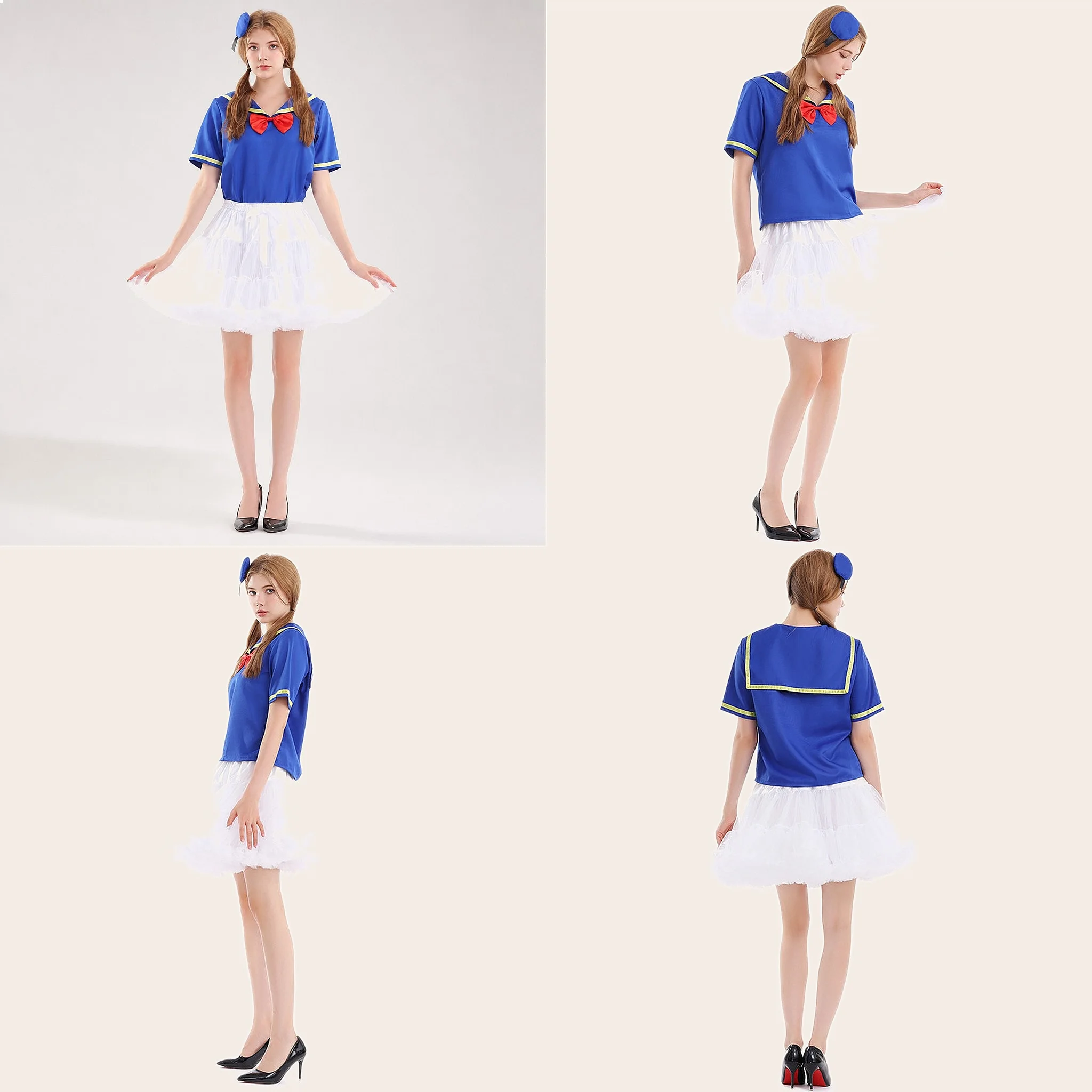 Soft Cute Duck Cosplay Navy Puffy Skirt Halloween Party Stage Performance Set
Soft Cute Duck Cosplay Navy Puffy Skirt Halloween Party Stage Performance Set
