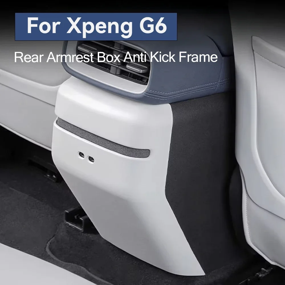 For Xiaopeng G6 2023 2024 Car Rear Row Armrest box Anti-kick Frame Rear Air Conditioning Outlet Anti-kick Cover Accessories
For Xiaopeng G6 2023 2024 Car Rear Row Armrest box Anti-kick Frame Rear Air Conditioning Outlet Anti-kick Cover Accessories