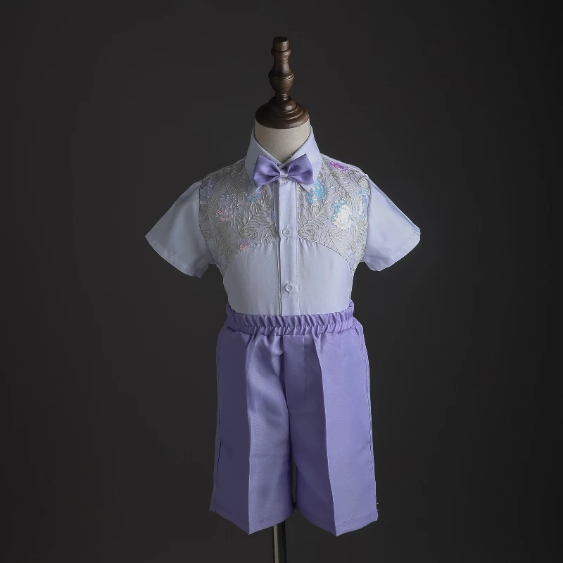 Boys Formal Performance Outfit Elegant Kids Suit Ideal for Kindergarten Host, Piano Recital, Chorus and Speech Stage Shows
Boys Formal Performance Outfit Elegant Kids Suit Ideal for Kindergarten Host, Piano Recital, Chorus and Speech Stage Shows
