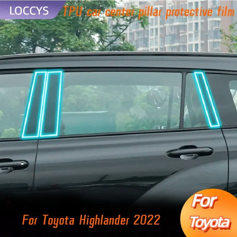 TPU film Window Center Pillar Protective Film Anti-scratch Cover Car Protector Exterior Accessories For Toyota Highlander 2022
TPU film Window Center Pillar Protective Film Anti-scratch Cover Car Protector Exterior Accessories For Toyota Highlander 2022