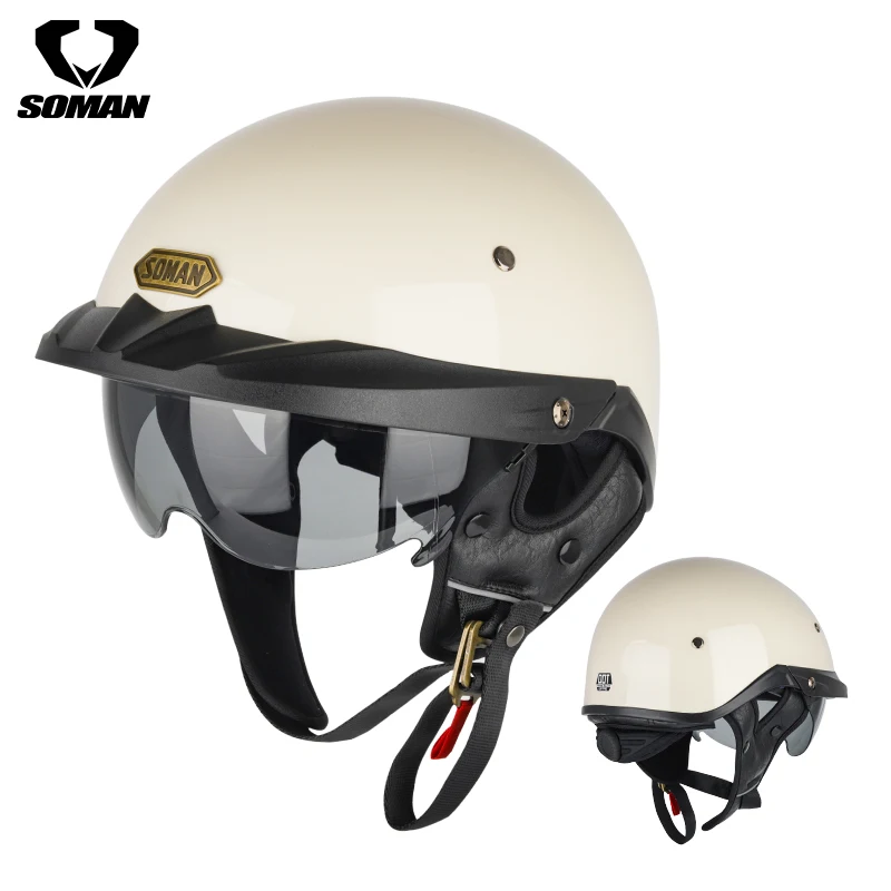 Retro Half Face Motorcycle Helmet for Men Black Vintage Summer City Motorbike Chopper Outside Riding Big Size Anti UV Inner Len
Retro Half Face Motorcycle Helmet for Men Black Vintage Summer City Motorbike Chopper Outside Riding Big Size Anti UV Inner Len