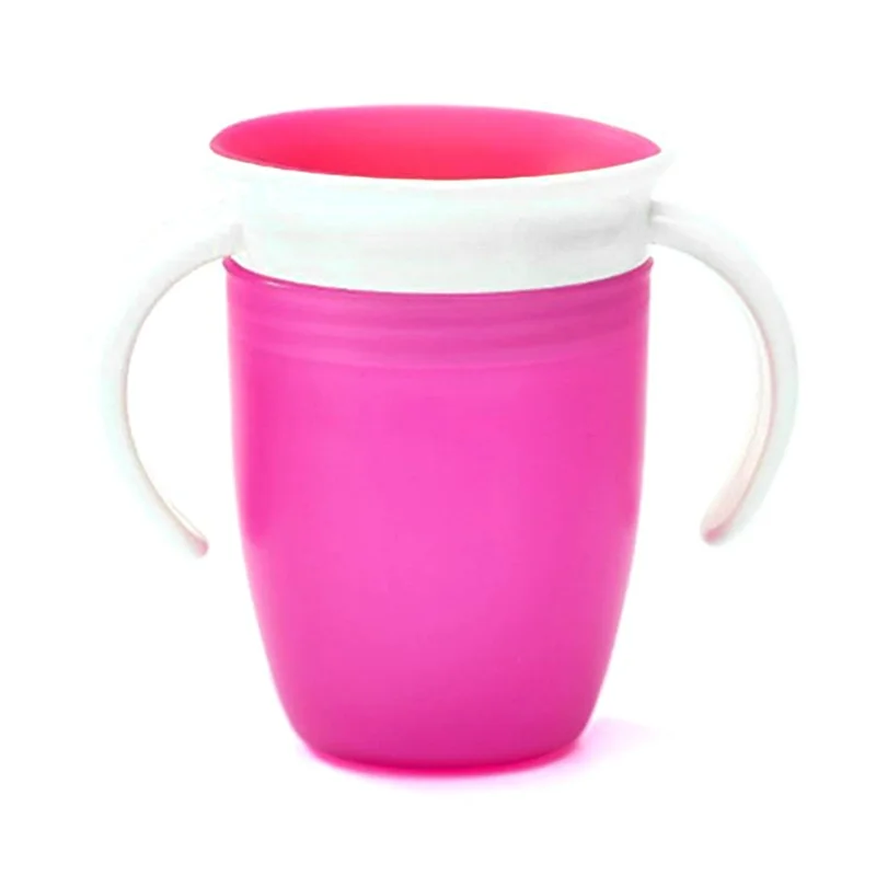 240ml Miracle 360 Degree Trainer Cup No Spill Trainer Cup With Two Handles For Infant Baby
240ml Miracle 360 Degree Trainer Cup No Spill Trainer Cup With Two Handles For Infant Baby