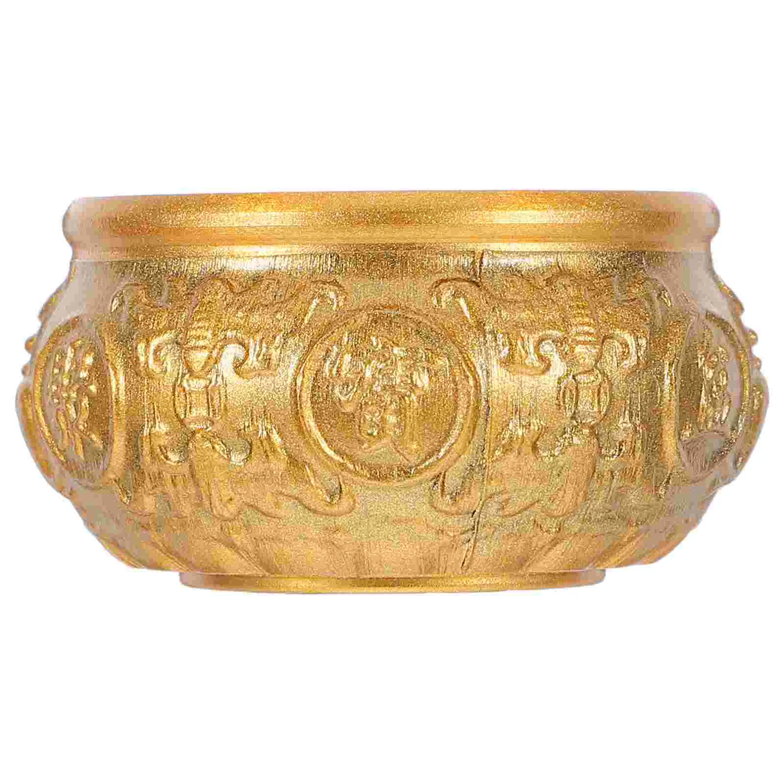 Copper Treasure Bowl Wealth Feng Shui Decorative Bowl for Parties Planter Ritual Offering Candy Bowls Prosperity
Copper Treasure Bowl Wealth Feng Shui Decorative Bowl for Parties Planter Ritual Offering Candy Bowls Prosperity