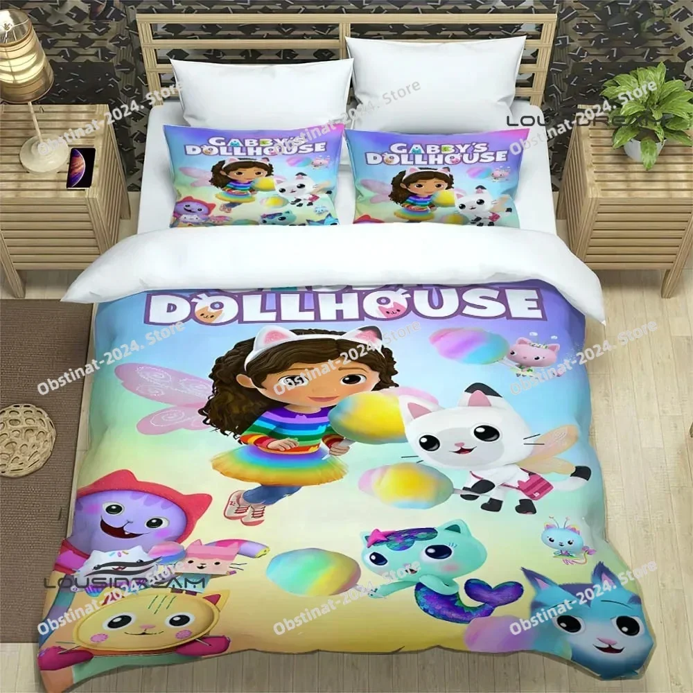 G-Gabby's Dollhouse Printed Bed Set Duvet Cover Pillowcase Bedding Set Bed Linen Sheet Quilt Cover Full Queen King Size
G-Gabby's Dollhouse Printed Bed Set Duvet Cover Pillowcase Bedding Set Bed Linen Sheet Quilt Cover Full Queen King Size