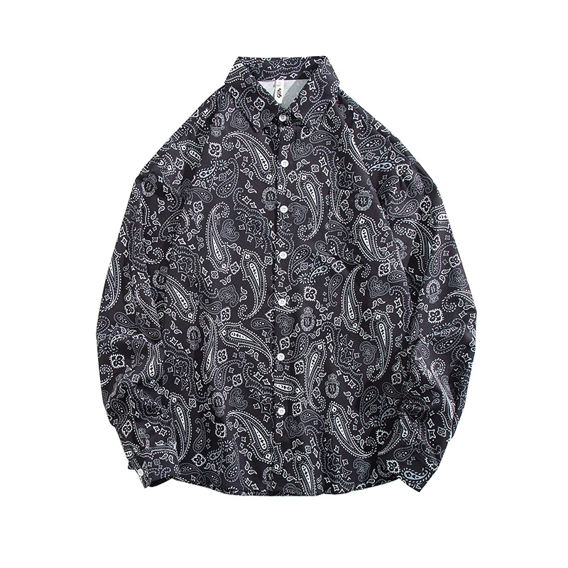 Memz Trendy Long Sve Свободный крой с воротником для мужчин с текстурной вышивкой Hong Kong Sle Универсальный модный утюг 
Memz Trendy Long Sve Свободный крой с воротником для мужчин с текстурной вышивкой Hong Kong Sle Универсальный модный утюг