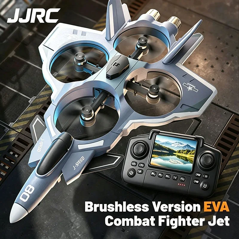 JJRC RC Drone High Definition Camera+2.4G Remote Control With Built-in Real-time Display Screen Brushless EVA Fighter Jet Toys
JJRC RC Drone High Definition Camera+2.4G Remote Control With Built-in Real-time Display Screen Brushless EVA Fighter Jet Toys