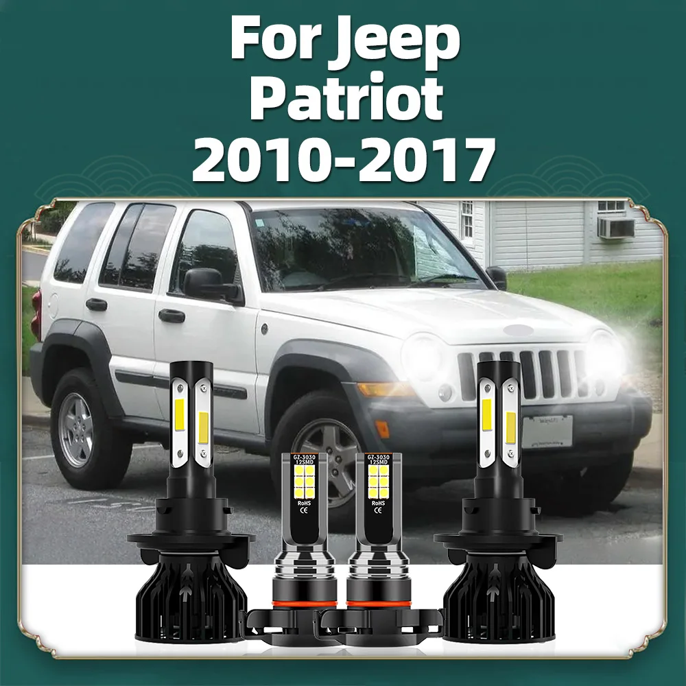 Комбинированные 4 шт. светодиодные лампы для Jeep Patriot 2010 2011 2012 2013 2014 2015 2016 2017 Светодиодные фары 120 Вт H13 9008 + противотуманные фары 5202
Комбинированные 4 шт. светодиодные лампы для Jeep Patriot 2010 2011 2012 2013 2014 2015 2016 2017 Светодиодные фары 120 Вт H13 9008 + противотуманные фары 5202