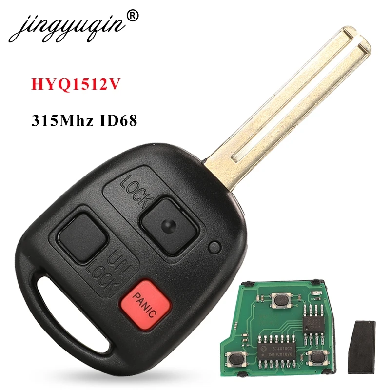 Jingyuqin 5 шт. 3 кнопки дистанционный автомобильный брелок для HYQ1512V 4D68 чип 315 МГц для Lexus GX470 LX470 2003-2008
Jingyuqin 5 шт. 3 кнопки дистанционный автомобильный брелок для HYQ1512V 4D68 чип 315 МГц для Lexus GX470 LX470 2003-2008