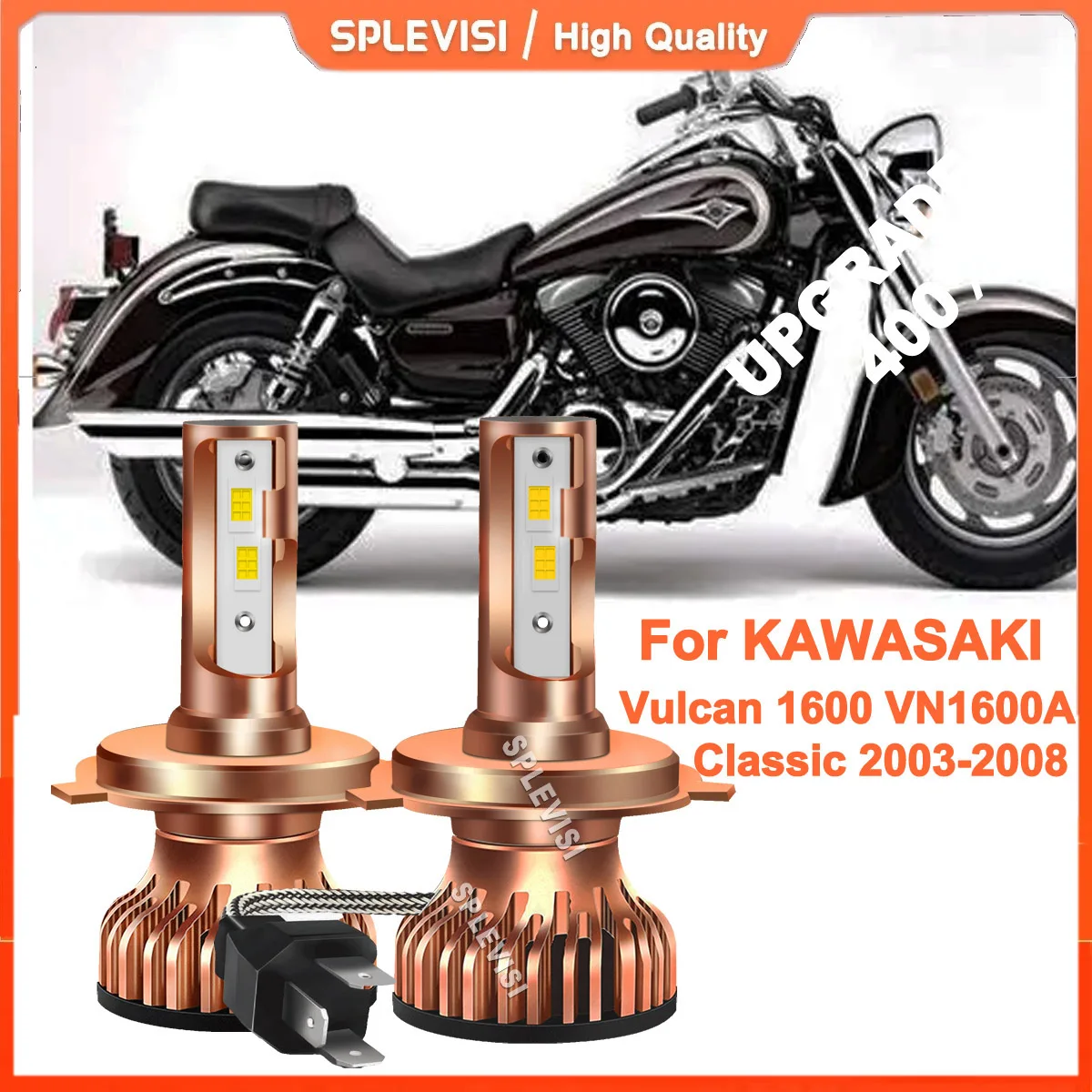 2x h4 led moto motorcycle headlight 6000K For For Kawasaki Vulcan 1600 VN1600A Classic 2003-2008 VN1600B Mean Streak 2004-2008
2x h4 led moto motorcycle headlight 6000K For For Kawasaki Vulcan 1600 VN1600A Classic 2003-2008 VN1600B Mean Streak 2004-2008