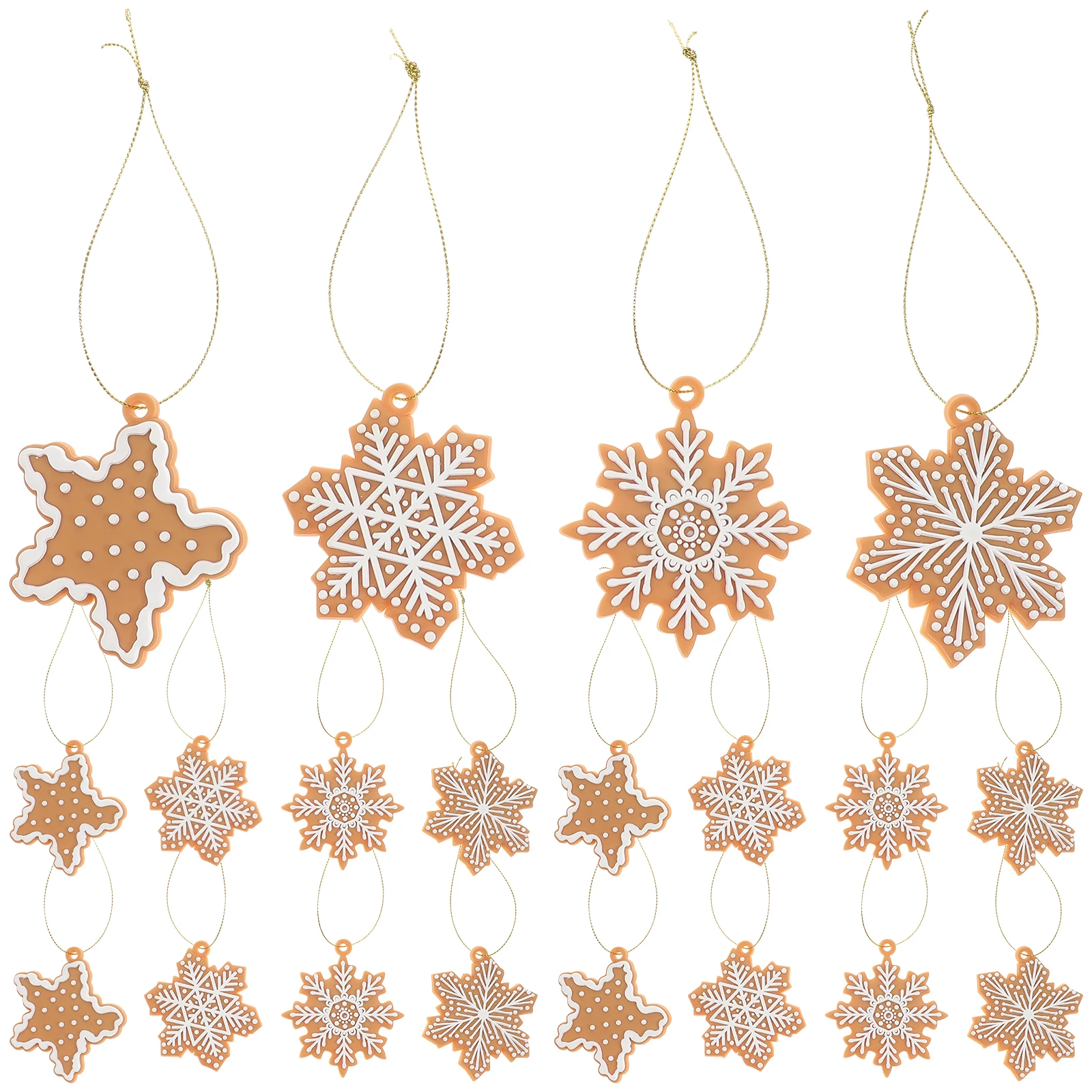 20Pcs Gingerbread Snowflake Christmas Hanging Ornaments Xmas Tree Decor Party Supplies Gingerbread Snowflake Ornaments
20Pcs Gingerbread Snowflake Christmas Hanging Ornaments Xmas Tree Decor Party Supplies Gingerbread Snowflake Ornaments