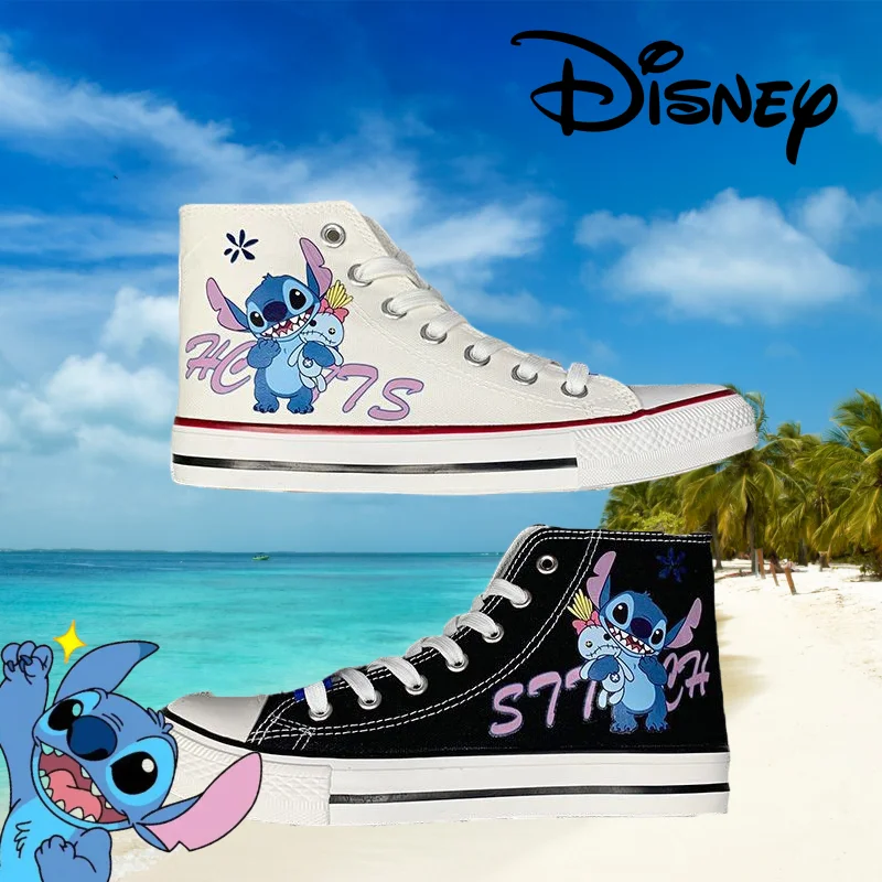 Cartoon Disney cute Stitch student new lightweight, non-slip wear-resistant fashion trend versatile high-top casual canvas shoes
Cartoon Disney cute Stitch student new lightweight, non-slip wear-resistant fashion trend versatile high-top casual canvas shoes