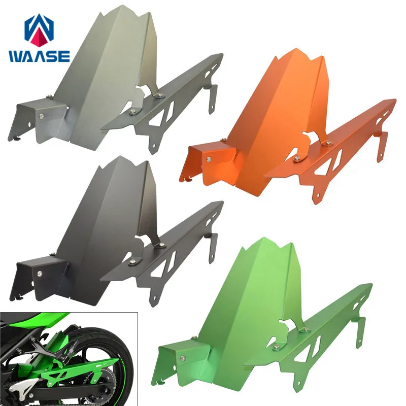 WAASE Rear Fender Refit Plate Mudguard Tire Wheel Hugger Mud Splash Guard Fairing For Kawasaki Ninja 250 400 Z400 2018 2019-2022
WAASE Rear Fender Refit Plate Mudguard Tire Wheel Hugger Mud Splash Guard Fairing For Kawasaki Ninja 250 400 Z400 2018 2019-2022
