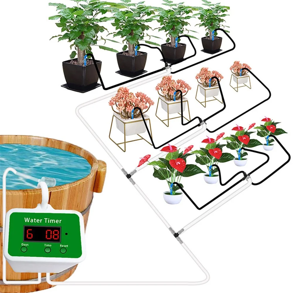 2-12Pots Automatic Watering Pump Controller Plant Flower Home Sprinkler Drip Irrigation Device Pump Timer System Garden Tool
2-12Pots Automatic Watering Pump Controller Plant Flower Home Sprinkler Drip Irrigation Device Pump Timer System Garden Tool