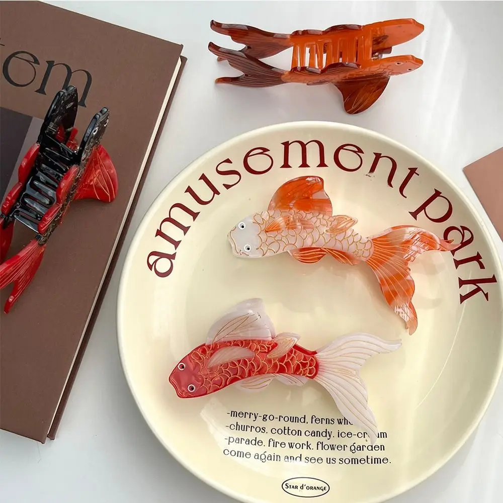 Hairpin Ocean Koi Hair Clip Geometry Large Acetic Acid Hair Claw Korean Style Headwear Hair Accessories Fish Grab Clip Girls
Hairpin Ocean Koi Hair Clip Geometry Large Acetic Acid Hair Claw Korean Style Headwear Hair Accessories Fish Grab Clip Girls