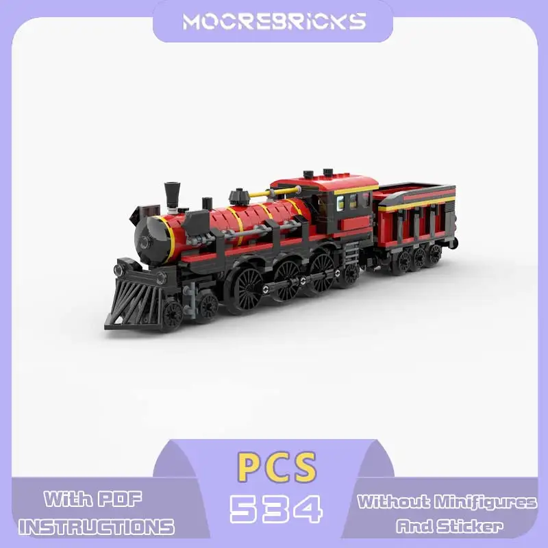 MOC Classic Red Steam Locomotive Building Blocks Retro European Train Heavy Railway Vehicle Bricks Model DIY Toys Kids Gift
MOC Classic Red Steam Locomotive Building Blocks Retro European Train Heavy Railway Vehicle Bricks Model DIY Toys Kids Gift