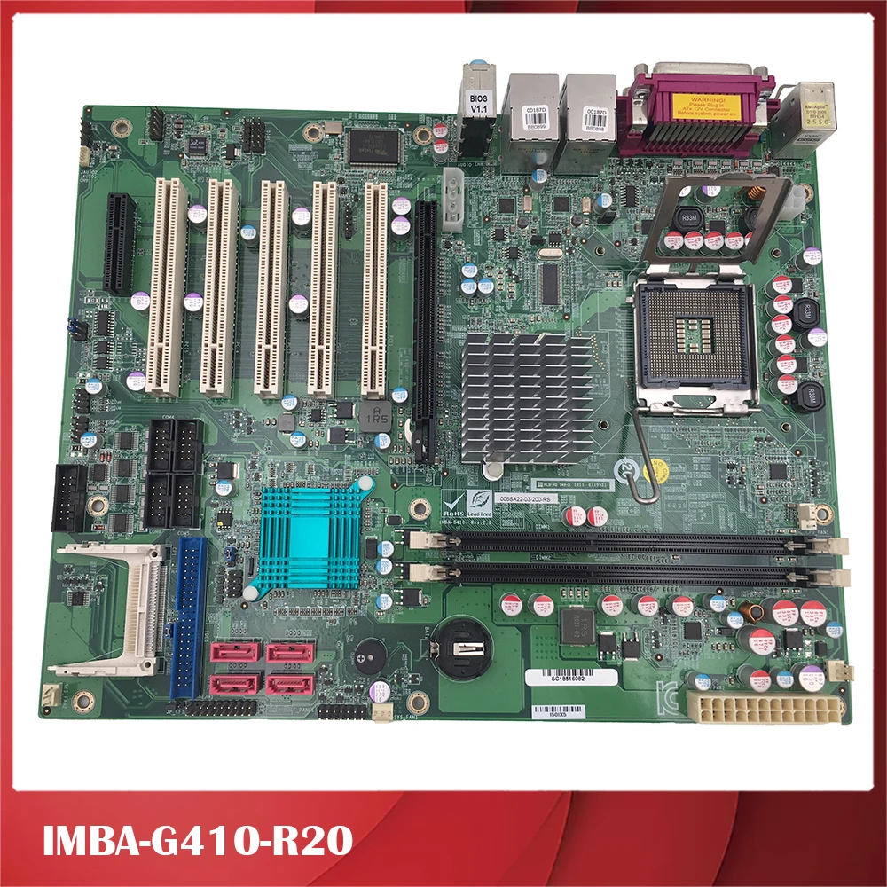 Оригинальная материнская плата промышленного компьютера для IEI IMBA-G410-R20 IMBA-G410 REV: 2,0, идеальный тест, хорошее качество
Оригинальная материнская плата промышленного компьютера для IEI IMBA-G410-R20 IMBA-G410 REV: 2,0, идеальный тест, хорошее качество