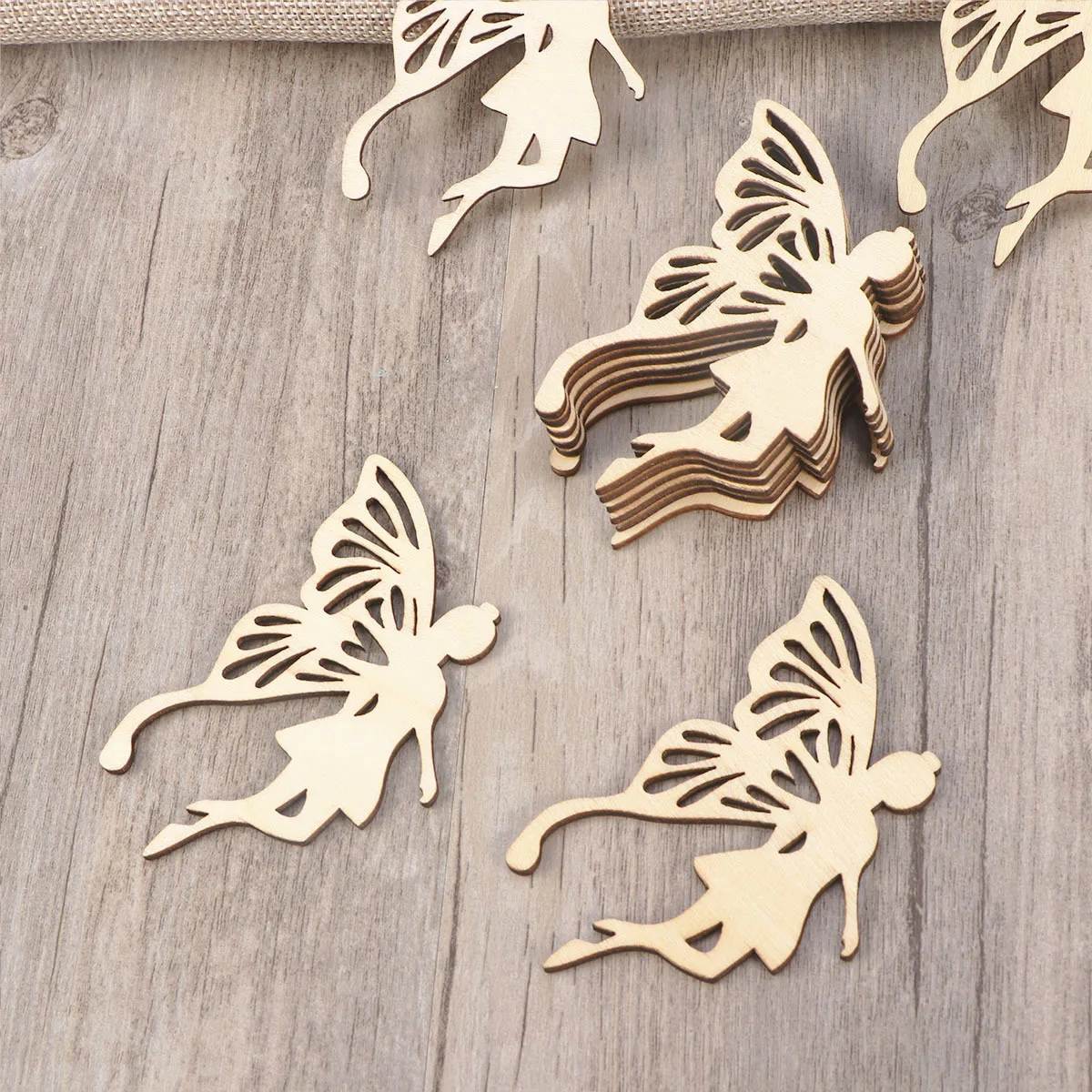 10Pcs Wooden Fairy Wings Hanging Ornaments Smooth Sanded Double Sided Embellishment Tags Wooden Ornaments Wood Embellishment
10Pcs Wooden Fairy Wings Hanging Ornaments Smooth Sanded Double Sided Embellishment Tags Wooden Ornaments Wood Embellishment