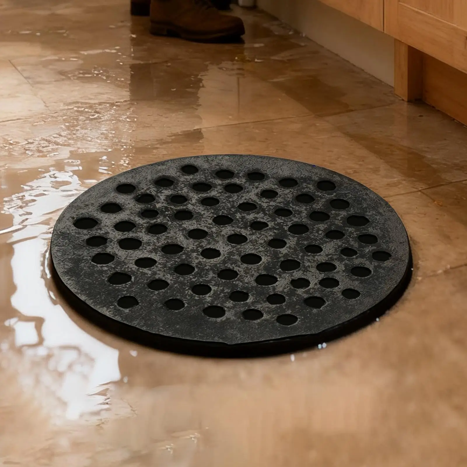 Garage Floor Drain Cover 7-Inch Heavy Duty Round Strainer Garage Bathroom Drainage Grate for Bathroom Balcony Garden Yard Lawn
Garage Floor Drain Cover 7-Inch Heavy Duty Round Strainer Garage Bathroom Drainage Grate for Bathroom Balcony Garden Yard Lawn