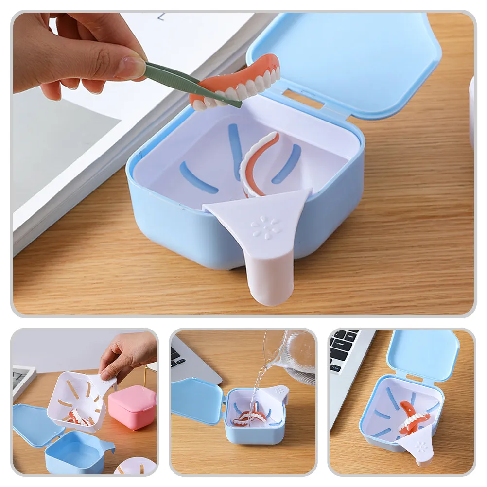 2Pcs Denture Cleaning Box Portable Denture Bath Case Strainer Basket Detachable Holder Travel Retainer Storage Container
2Pcs Denture Cleaning Box Portable Denture Bath Case Strainer Basket Detachable Holder Travel Retainer Storage Container