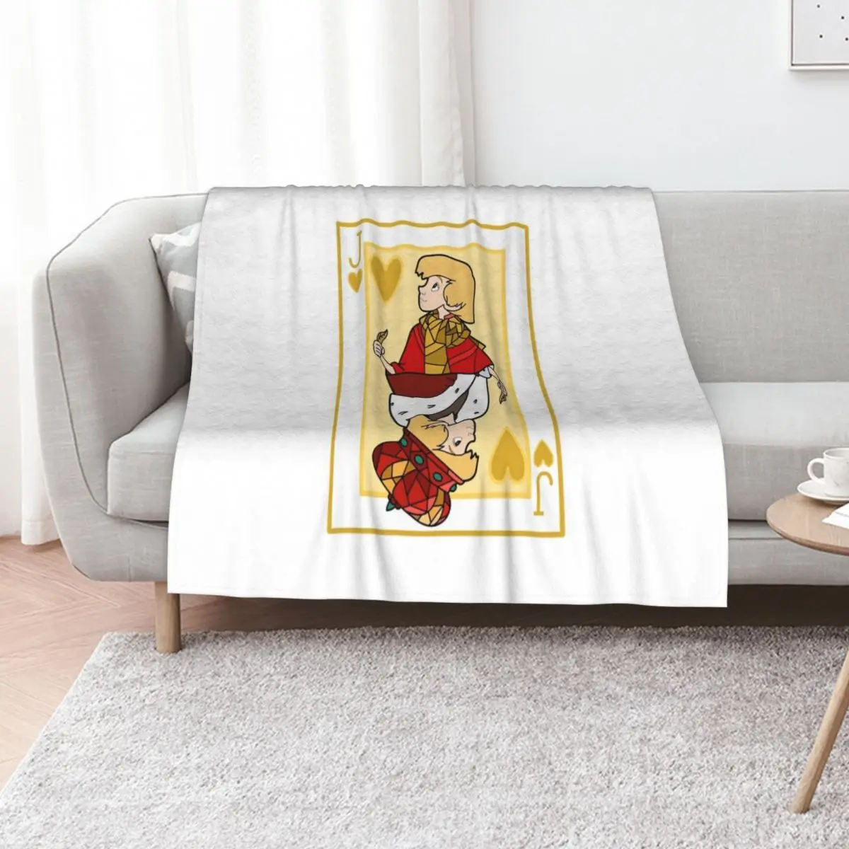 Jack of hearts Throw Blanket Cozy Light Blanket for Travel Camping Picnic
Jack of hearts Throw Blanket Cozy Light Blanket for Travel Camping Picnic