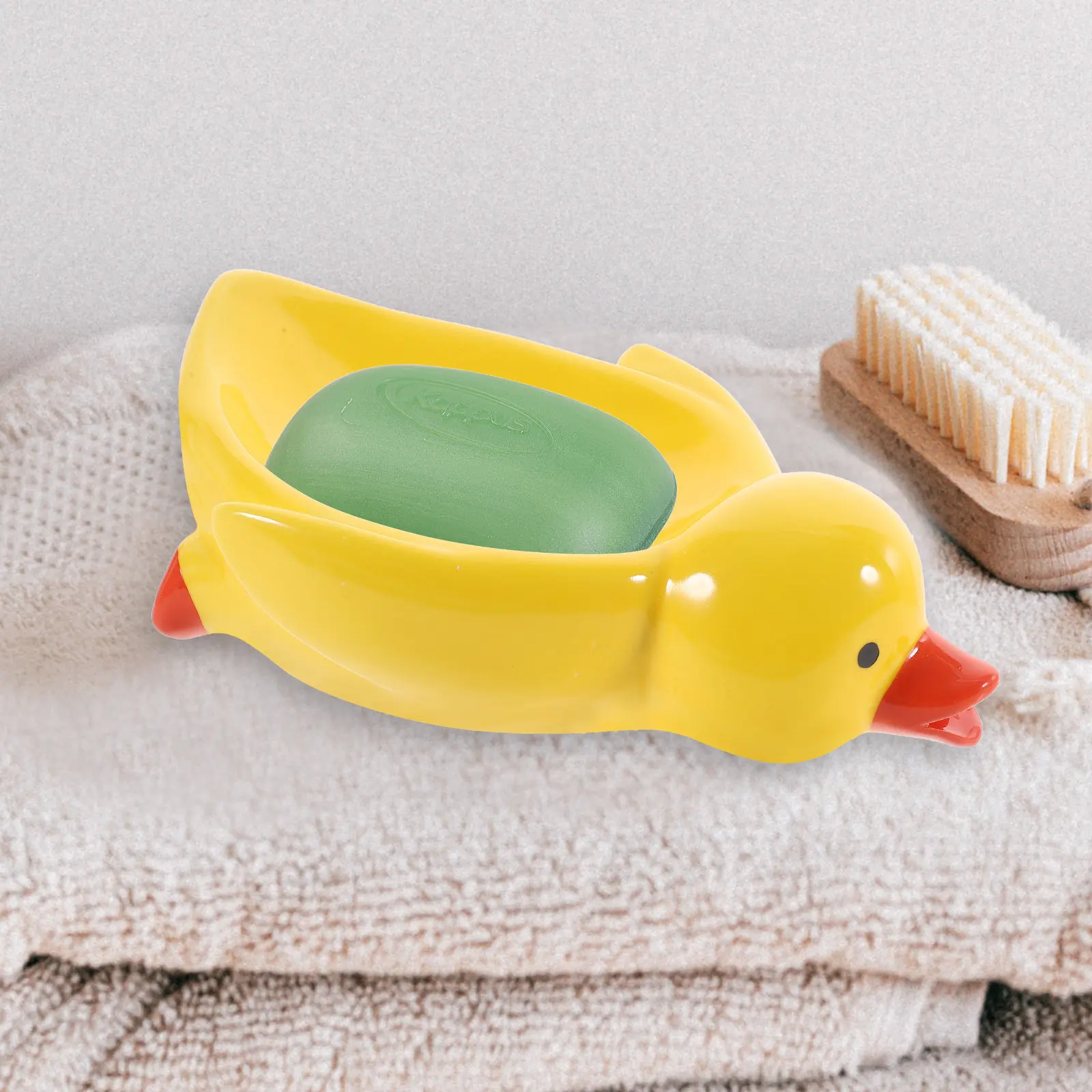 Adorable Duck Shaped Soap Dish Ceramic Draining Holder for Bathroom Sink Shower Tub Countertop Home Supplies Organizer
Adorable Duck Shaped Soap Dish Ceramic Draining Holder for Bathroom Sink Shower Tub Countertop Home Supplies Organizer