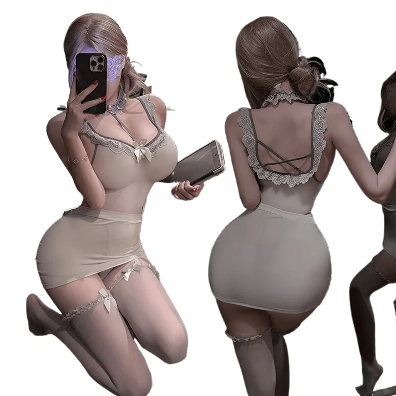 Sexy Office Lady Anime Maid Dress Cosplay Lolita Uniform Secretary Bodysuit and Skirt Erotic Underwear Lingerie Bar Temptation
Sexy Office Lady Anime Maid Dress Cosplay Lolita Uniform Secretary Bodysuit and Skirt Erotic Underwear Lingerie Bar Temptation
