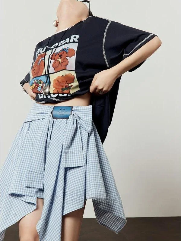 Blue Plaid High Waist f Skirt Women's 2025 New Elastic Waist Irregular Versatile Design High Waist ort Skirt
Blue Plaid High Waist f Skirt Women's 2025 New Elastic Waist Irregular Versatile Design High Waist ort Skirt