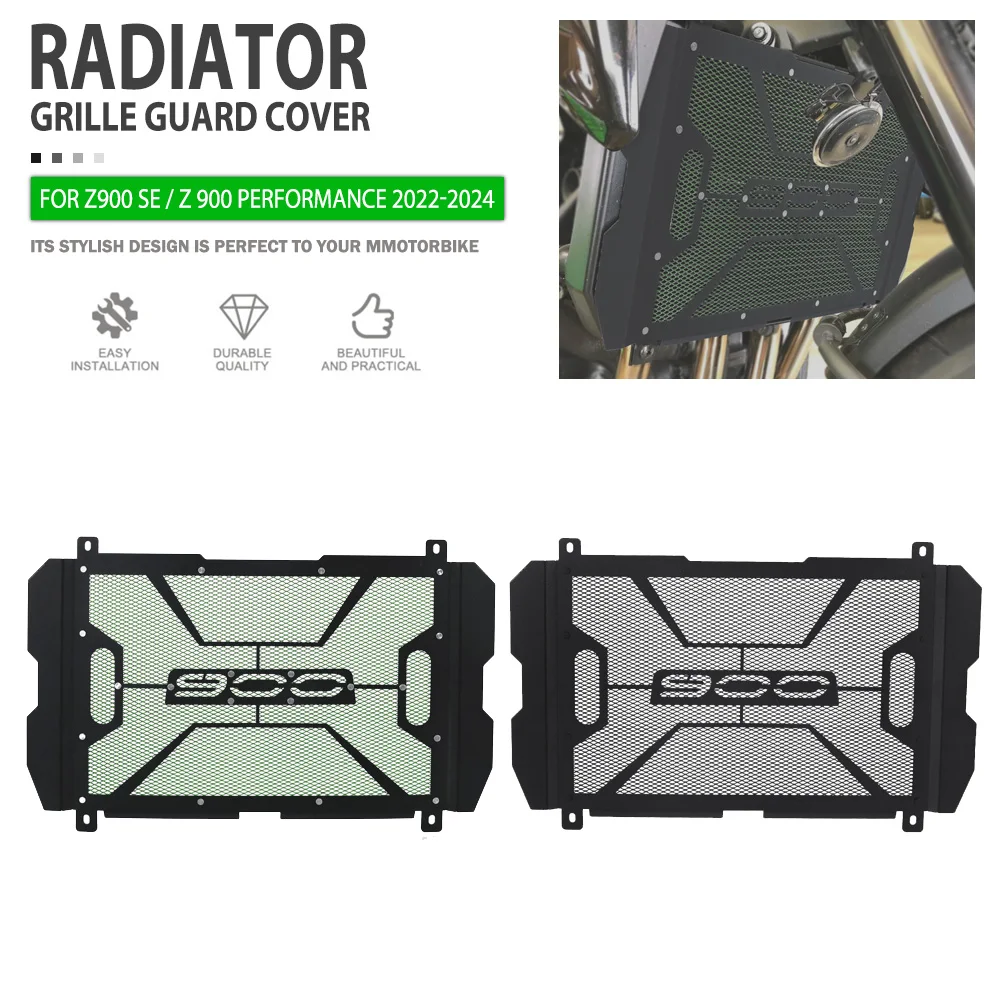 Radiator Guard For Kawasaki Z900 SE / Z 900 Performance 2022 2023 2024 Motorcycle Radiator Grille Cover Protector Accessories
Radiator Guard For Kawasaki Z900 SE / Z 900 Performance 2022 2023 2024 Motorcycle Radiator Grille Cover Protector Accessories
