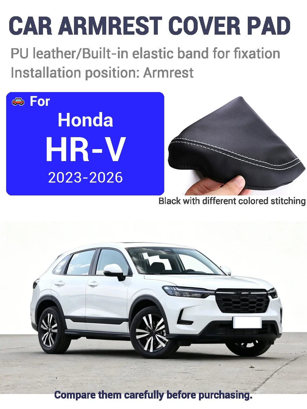 High Quality Armrest Box Cover Mat for Honda HR-V 2023-2026 Microfiber Leather Pad Protective Sleeve Film Trim Garnish
High Quality Armrest Box Cover Mat for Honda HR-V 2023-2026 Microfiber Leather Pad Protective Sleeve Film Trim Garnish