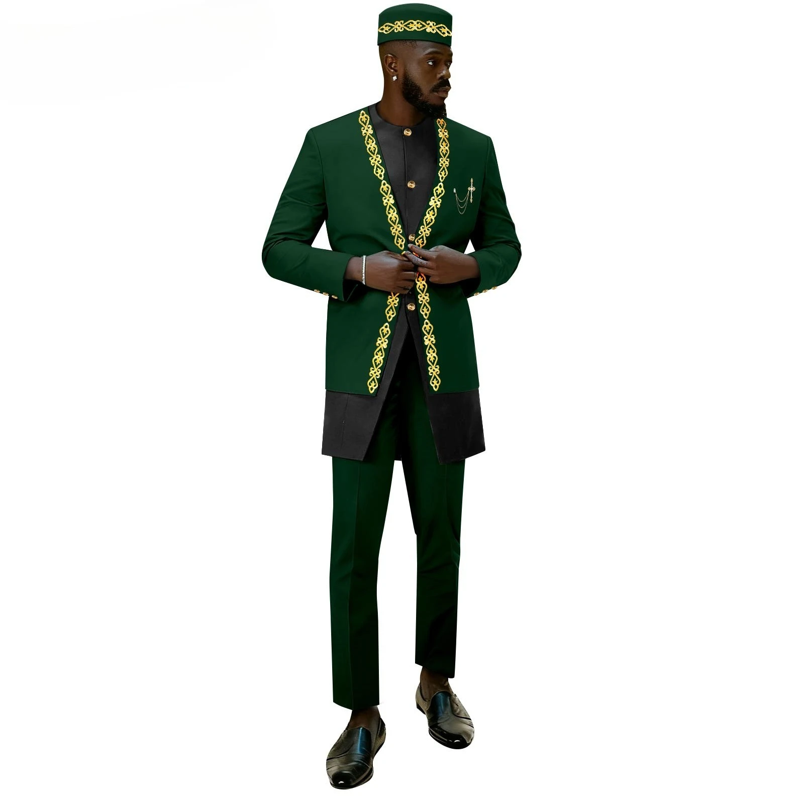 2026 Elegant African Style Men's Luxury Suit Plaid Stripe Single Breasted Suit and Pants 2 Piece Casual Business Suit for Men
2026 Elegant African Style Men's Luxury Suit Plaid Stripe Single Breasted Suit and Pants 2 Piece Casual Business Suit for Men