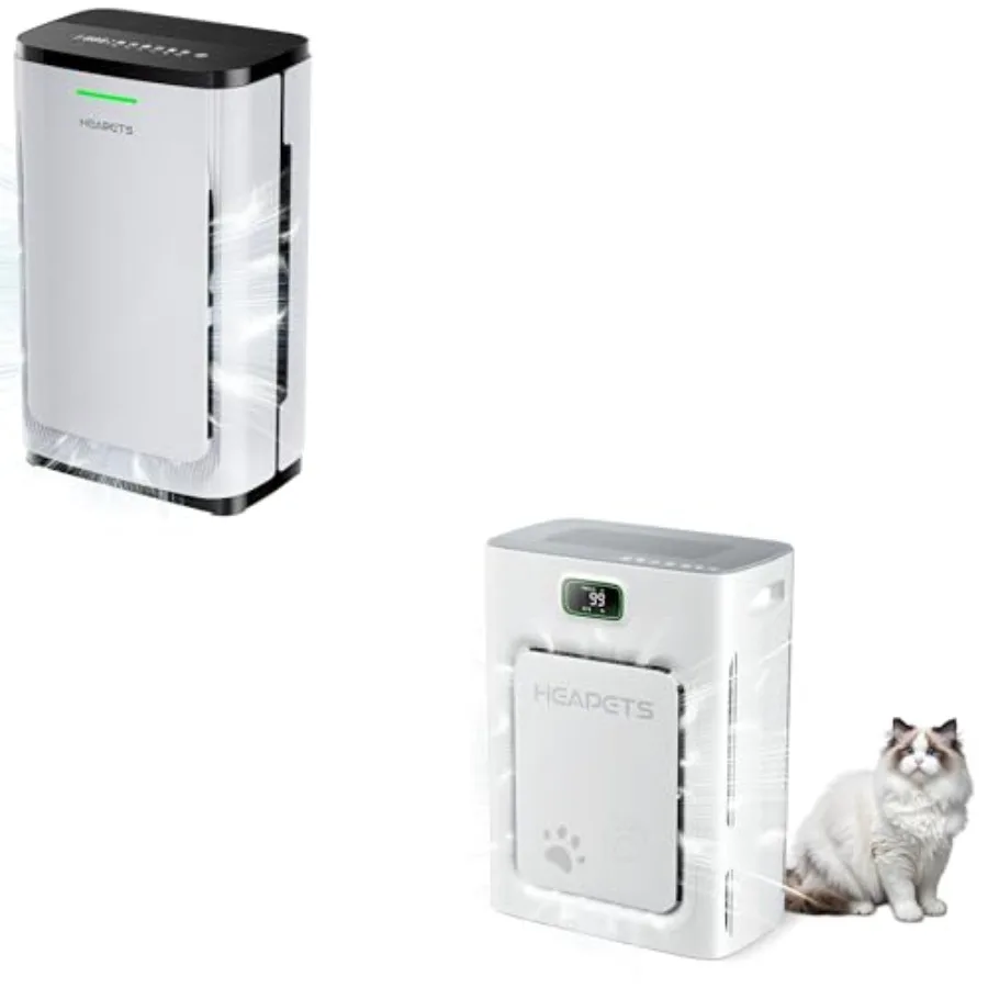 Pet Air Purifier P358 + P339 for home use, HEPA filter, white, odor elimination and allergen capture
Pet Air Purifier P358 + P339 for home use, HEPA filter, white, odor elimination and allergen capture