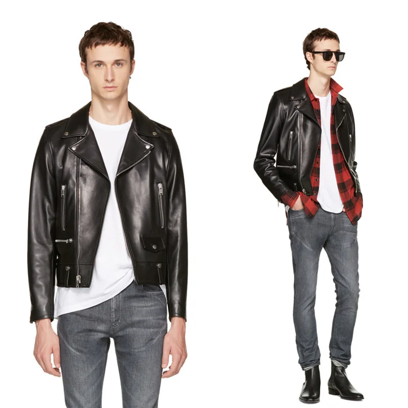 shipping.Fashion men real Free leather jacket.classic cool biker sheepskin coat.quality slim outwear.motor clothes.wholesales
shipping.Fashion men real Free leather jacket.classic cool biker sheepskin coat.quality slim outwear.motor clothes.wholesales
