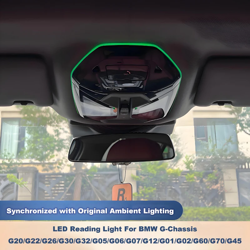 11 Colors LED Reading Light for BMW 3 4 5 6GT 7 X3 X4 X5 Series G20 G30 G05 G06 G07 G01 G60 G70 G45 Interior Ambient Lighting
11 Colors LED Reading Light for BMW 3 4 5 6GT 7 X3 X4 X5 Series G20 G30 G05 G06 G07 G01 G60 G70 G45 Interior Ambient Lighting