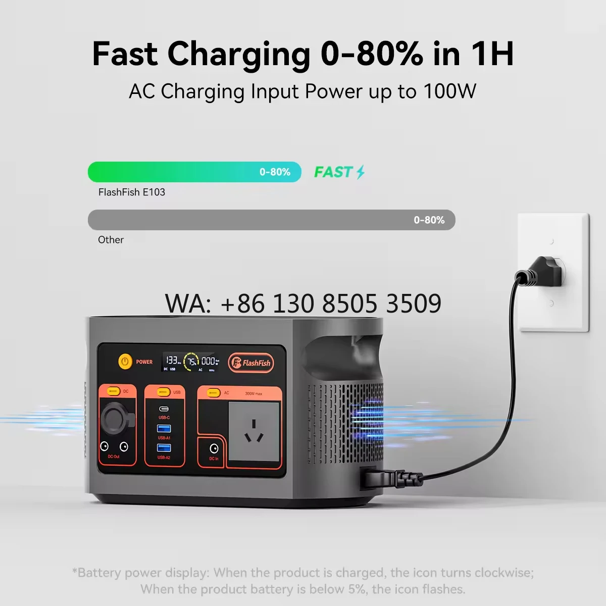100w 200w 300w Solar Generating Mobile Backup Lifepo4 Battery UPS Pure Sine Wave Portable Power Station
100w 200w 300w Solar Generating Mobile Backup Lifepo4 Battery UPS Pure Sine Wave Portable Power Station