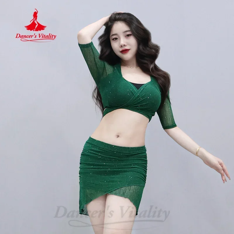 Костюм BellyDance для женщин, удобная и дышащая тренировочная одежда, одежда для взрослых для восточных танцев, одежда для профессиональных тренировок
Костюм BellyDance для женщин, удобная и дышащая тренировочная одежда, одежда для взрослых для восточных танцев, одежда для профессиональных тренировок