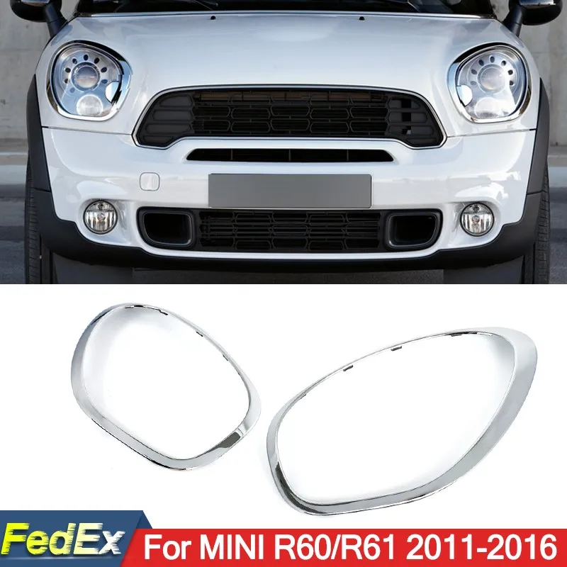 Front Headlight Bezel Trim Ring For Mini Cooper Countryman R60 R61 2011-2016 Left Right Head Lights Cover Cap Decor Parts Chrome
Front Headlight Bezel Trim Ring For Mini Cooper Countryman R60 R61 2011-2016 Left Right Head Lights Cover Cap Decor Parts Chrome
