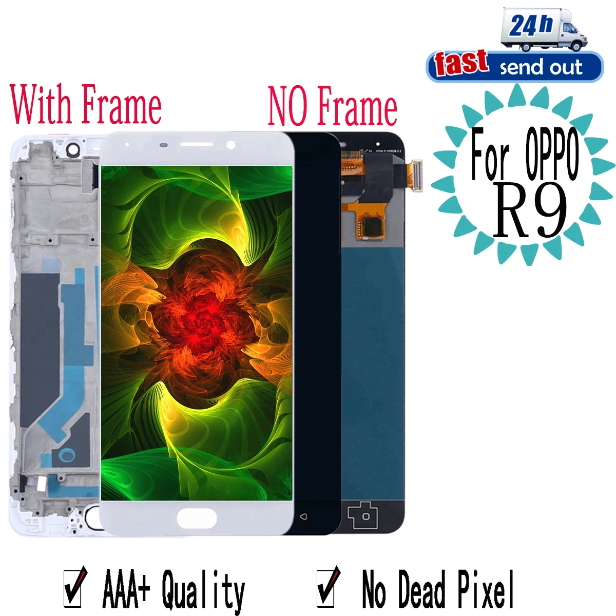 5.5" R9 LCD For OPPO F1 Plus R9 R9m R9tm X9009 LCD Display Touch Screen Digitizer Assembly Replacement with Frame For OPPO R9
5.5" R9 LCD For OPPO F1 Plus R9 R9m R9tm X9009 LCD Display Touch Screen Digitizer Assembly Replacement with Frame For OPPO R9