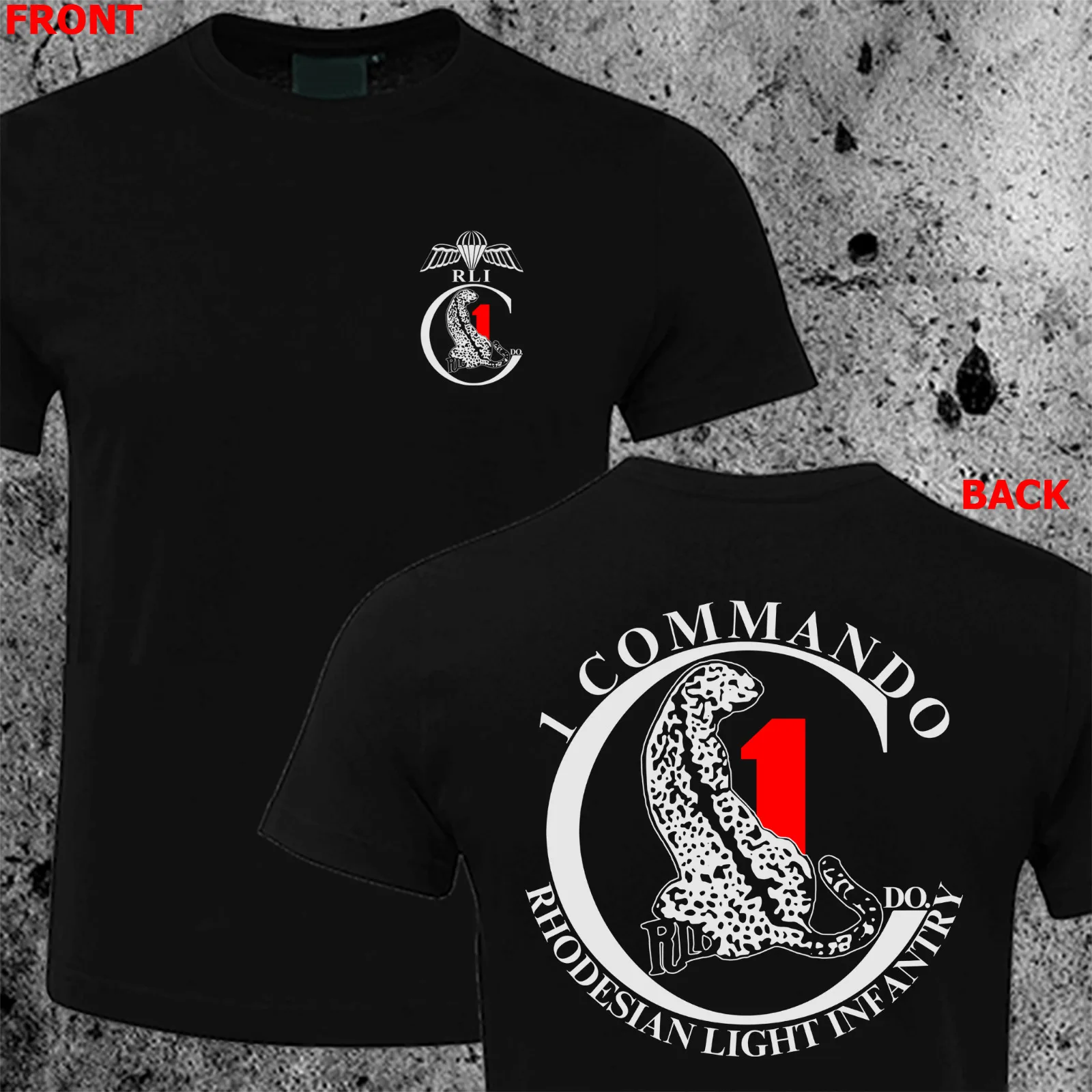 1 Commando RLI Rhodesian Light Infantry Army Bush War T-shirt Short Sleeve Casual 100% Cotton Shirts
1 Commando RLI Rhodesian Light Infantry Army Bush War T-shirt Short Sleeve Casual 100% Cotton Shirts