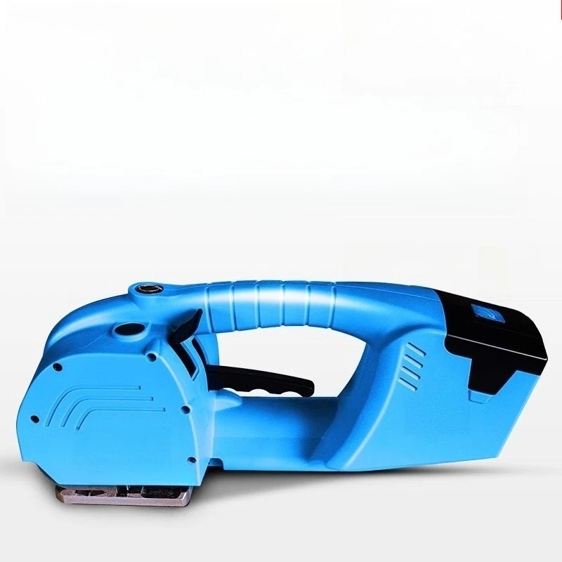Portable electric baler, strapping belt tightening integrated strapping machine 
Portable electric baler, strapping belt tightening integrated strapping machine