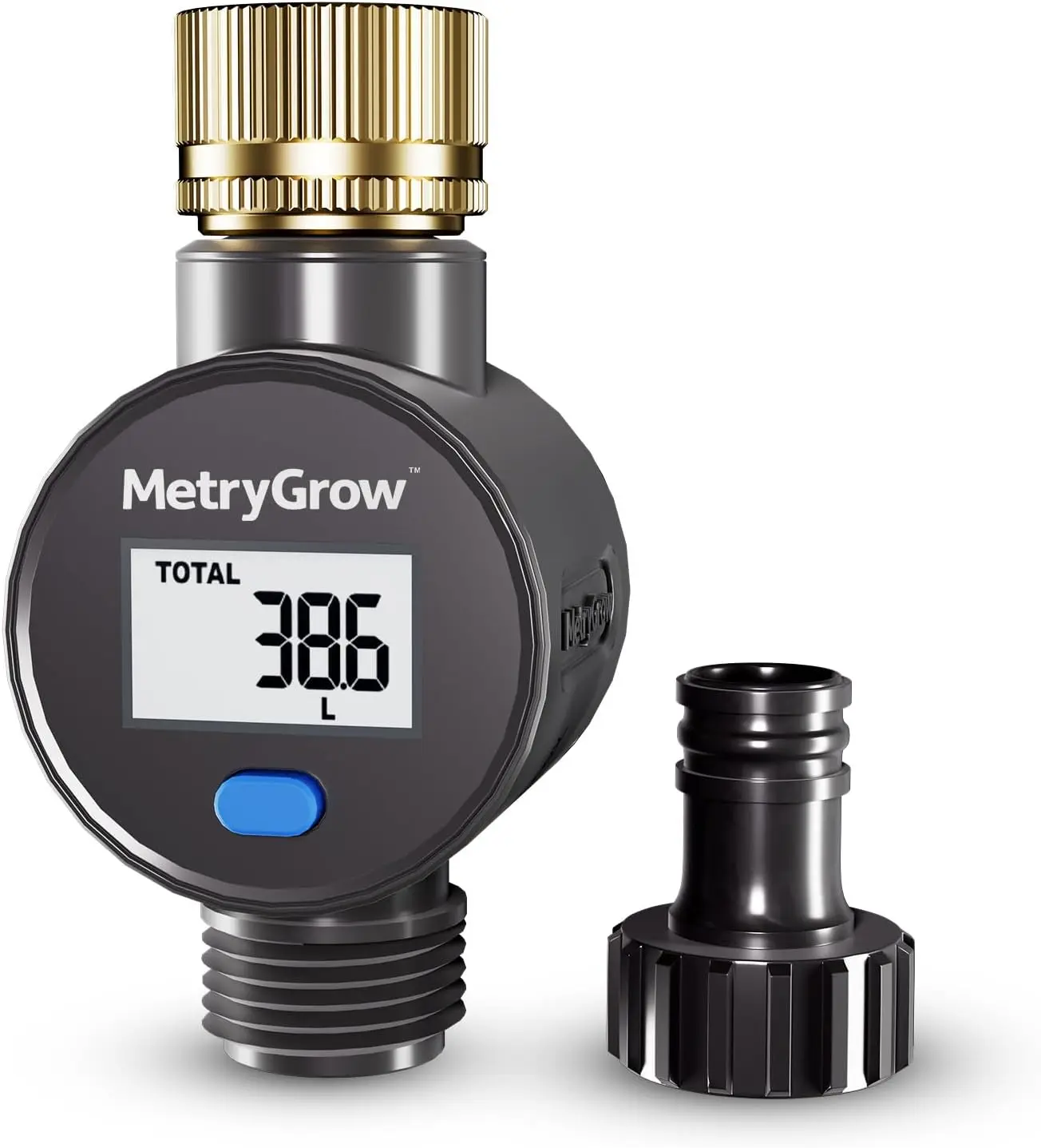 Water Flow Meter with Brass Inlet, Measures Gallon/Liter Usage & Flow Rate for Garden Hose, RV Water Tank Filling, Sprinkler & Nozzle Sprayer (1 Pack)
Water Flow Meter with Brass Inlet, Measures Gallon/Liter Usage & Flow Rate for Garden Hose, RV Water Tank Filling, Sprinkler & Nozzle Sprayer (1 Pack)