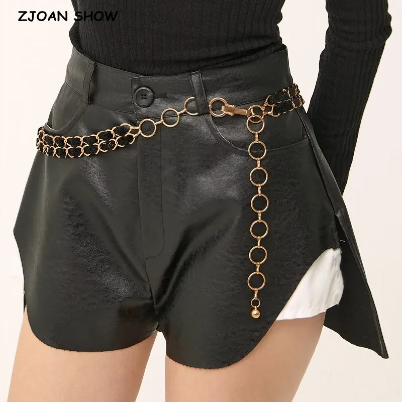 2023 Women Summer High Waist Faux Leather Shorts Sexy Contrast Color Lining Pockets Slit Hem Short Pants Black khaki
2023 Women Summer High Waist Faux Leather Shorts Sexy Contrast Color Lining Pockets Slit Hem Short Pants Black khaki