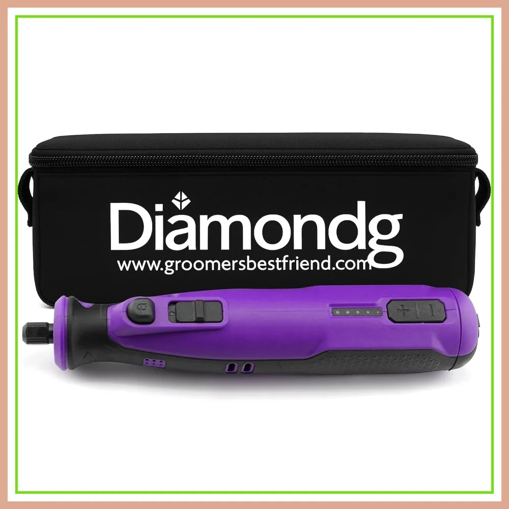 Cordless Dog Nail Grinder Quiet LED Light 4hr Runtime Electric Pet Nail Trimmer for Large Small Dogs
Cordless Dog Nail Grinder Quiet LED Light 4hr Runtime Electric Pet Nail Trimmer for Large Small Dogs