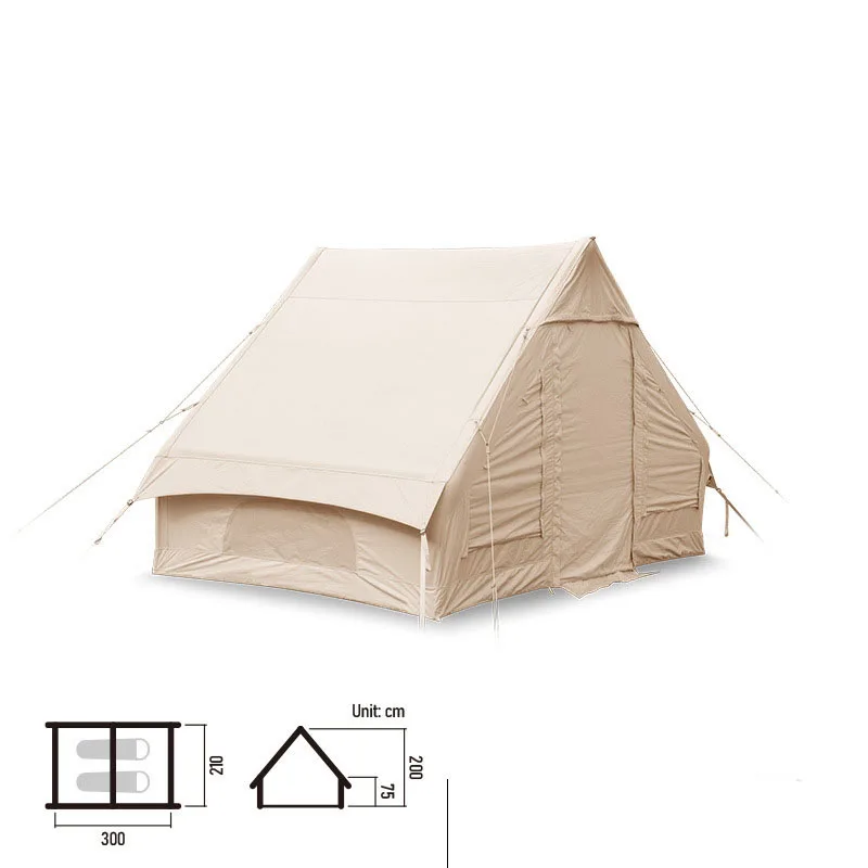 Hot sale!Outdoor Camping Cotton Canvas Inflatable House Tent Air Pole Inflatable Glamping Tent
Hot sale!Outdoor Camping Cotton Canvas Inflatable House Tent Air Pole Inflatable Glamping Tent