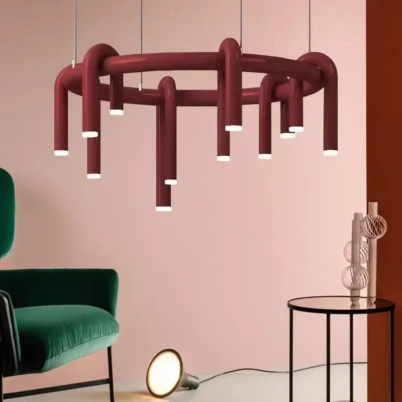 Modern Hanging Chandelier Circular Ring Metal U Tube Led Light Home Decor for Living Room Dining Bedroom Adjustable Pendant Lamp
Modern Hanging Chandelier Circular Ring Metal U Tube Led Light Home Decor for Living Room Dining Bedroom Adjustable Pendant Lamp