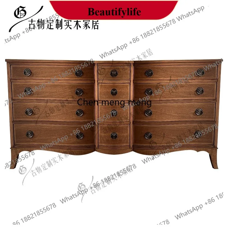 M178 Neoclassical side cabinet French retro light luxury solid wood chest cabinet large capacity entrance storage cabinet
M178 Neoclassical side cabinet French retro light luxury solid wood chest cabinet large capacity entrance storage cabinet