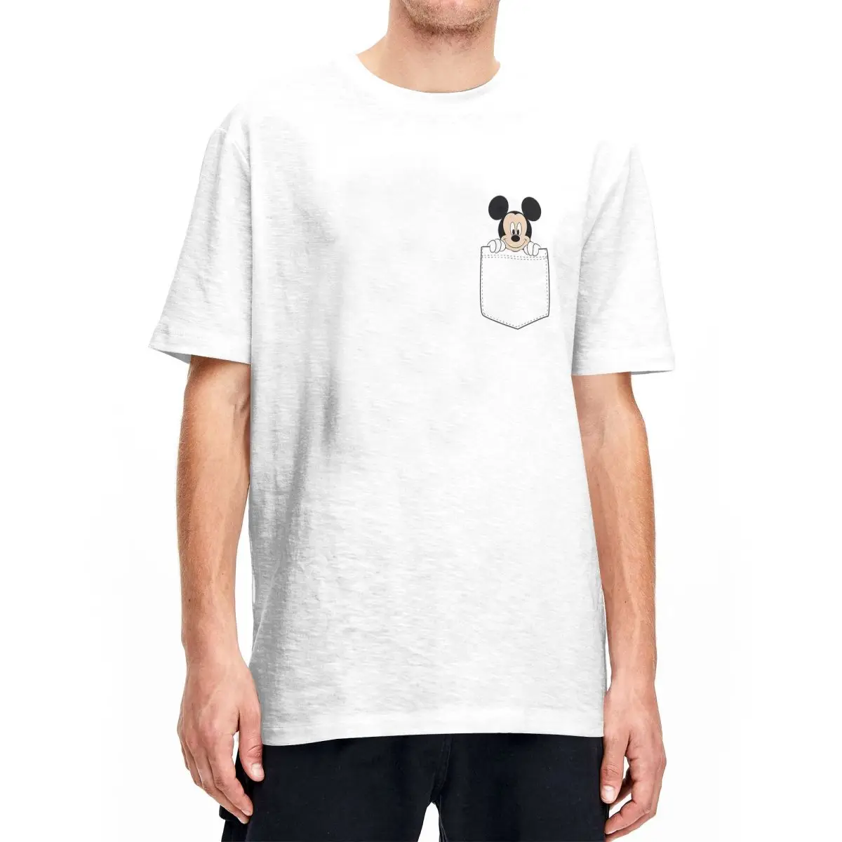 Mickey Mouse Pocket T-Shirt Men Women Cartoon Vintage 100% Cotton Tees Round Collar Short Sleeve T Shirts Original Clothing
Mickey Mouse Pocket T-Shirt Men Women Cartoon Vintage 100% Cotton Tees Round Collar Short Sleeve T Shirts Original Clothing