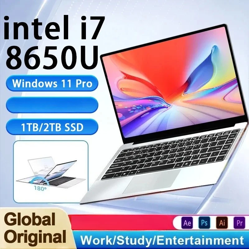LENO NEW 15.6" Laptop Windows 11 Intel Core i7 8650U 32GB 2TB 1920*1080 HD Gaming Computer PC Gamer office Ultra Slim Notebook
LENO NEW 15.6" Laptop Windows 11 Intel Core i7 8650U 32GB 2TB 1920*1080 HD Gaming Computer PC Gamer office Ultra Slim Notebook