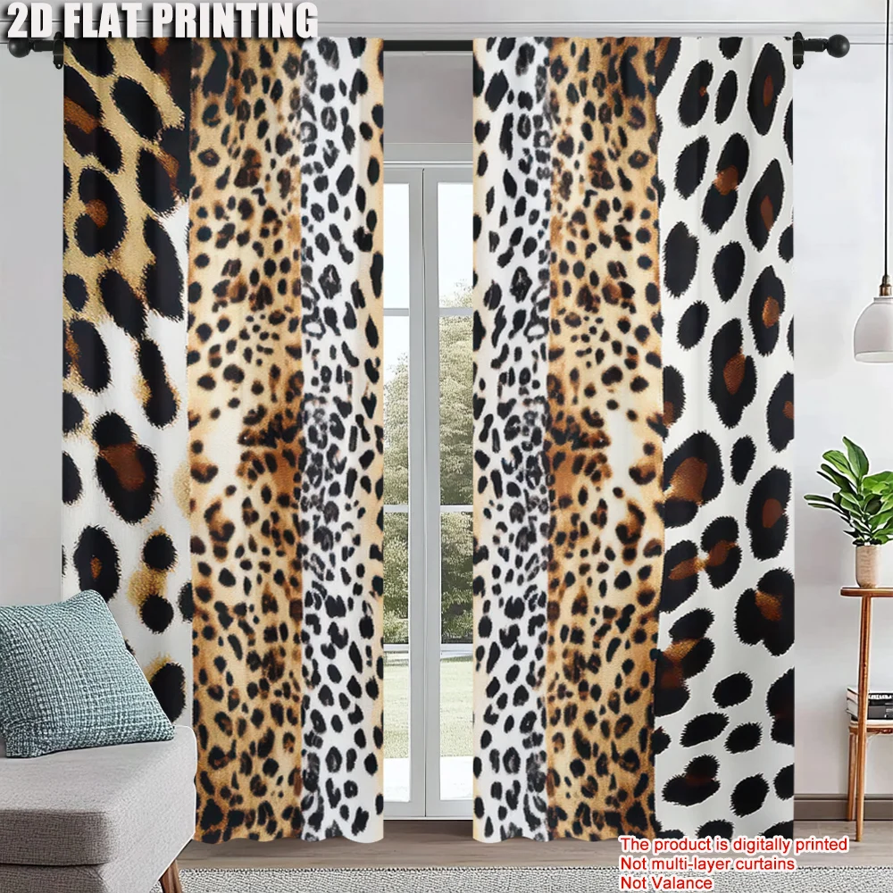 2Pcs Wild Animals Stripes Printed Curtains Window Treatment For Bedroom Living Room Kitchen Office Home Decor
2Pcs Wild Animals Stripes Printed Curtains Window Treatment For Bedroom Living Room Kitchen Office Home Decor