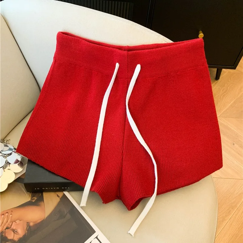 Faionable High Waist Dstring Knitted orts Slimming Boot Pants Winter New Arrival Women's Casual Wear All Match
Faionable High Waist Dstring Knitted orts Slimming Boot Pants Winter New Arrival Women's Casual Wear All Match
