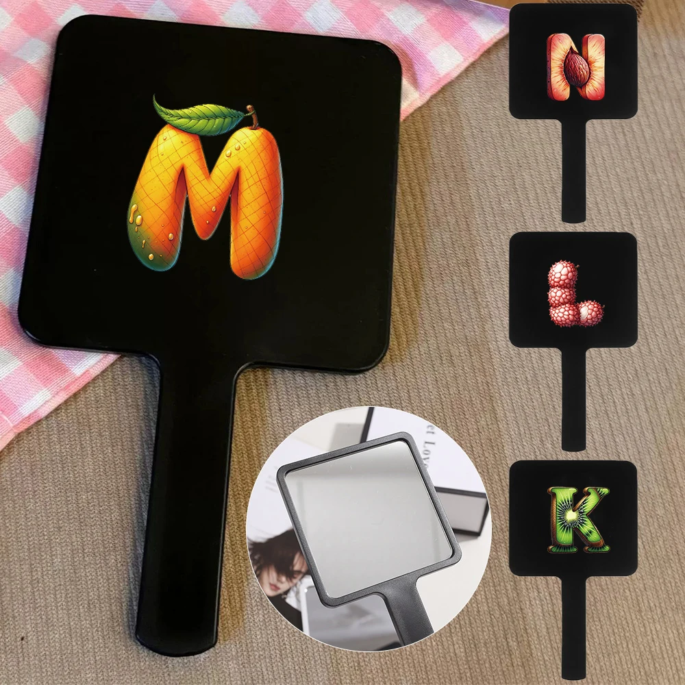 Portable Beauty Mirror with Handle Travel Accessories Suitable for Women Fruit letter Initial Name 26 Letters Pattern
Portable Beauty Mirror with Handle Travel Accessories Suitable for Women Fruit letter Initial Name 26 Letters Pattern